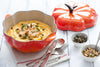 Shrimp and Pumpkin Grits w/ Fried Pumpkin Seeds & Capers