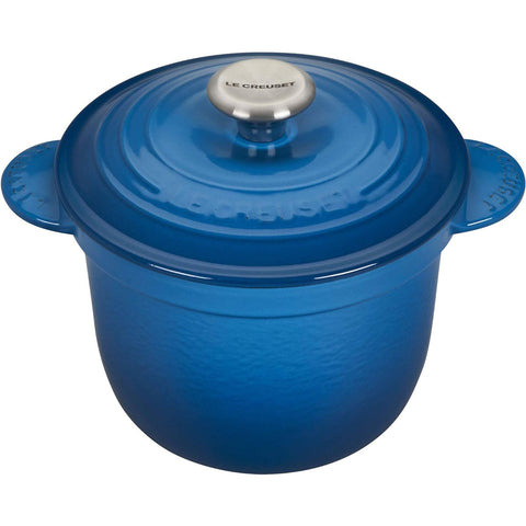 Le Creuset 2.25 qt. Rice Pot with SS Knob & Stoneware Insert - Marseille