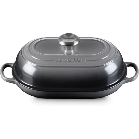Le Creuset 1.5 qt. Signature Oval Bread Oven, Oyster