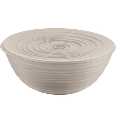 GUZZINI M BOWL WITH LID TIERRA - Taupe
