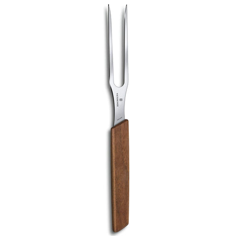 Victorinox Carving, Swiss Modern, 6" Carving Fork, Walnut
