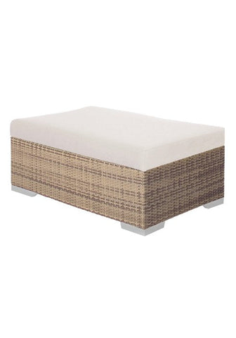 Tropitone Arzo Woven Rectangular Ottoman W/ Cushion - Grade B