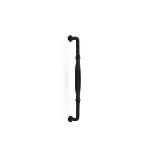 EMTEK TSCNY BRZ FLTD APP PULL 12" FB - FLAT BLACK BRONZE