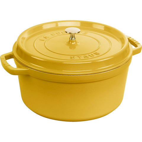Staub 7-Qt Round Dutch Oven - Citron