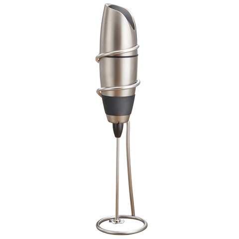 BONJOUR BARISTA MILK FROTHER, SILVER