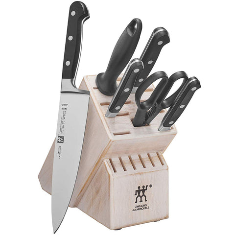 Zwilling J.A Henckels Professional S 7-Piece Knife Block Set - Rustic White
