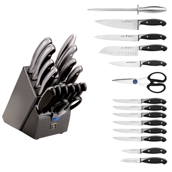 Black 16 Pieces Kitchen Knife Set Dishwasher Safe, Professional Chef Knife