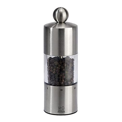Peugeot Commercy U'Select 6" Pepper Mill, Stainless Steel