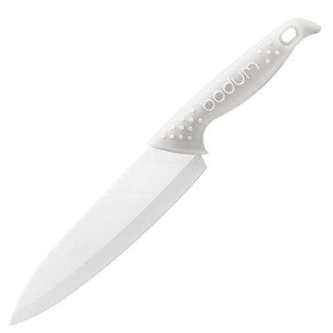 Bodum Bistro 7-Inch Chef's Knife, Off-White