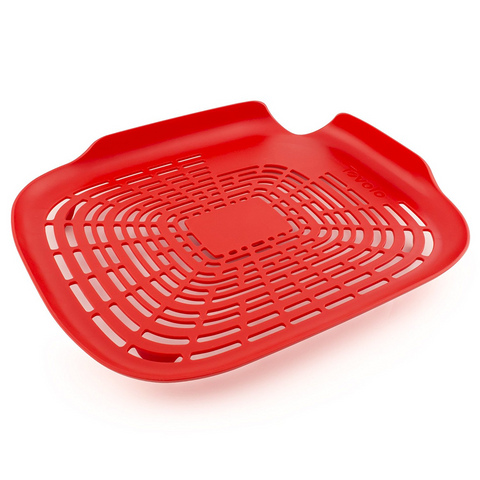 TOVOLO PREP N' RINSE FLAT COLANDER - CANDY APPLE