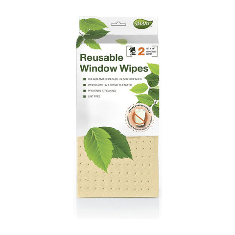 Smart 10042 Reusable Window Wipe, 2-Pack