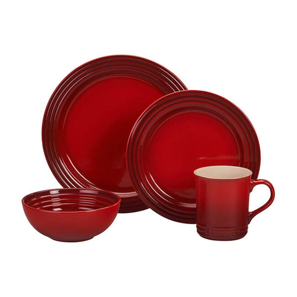 Le Creuset 16-Piece Dinnerware Set - Cerise
