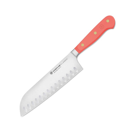 Wusthof Classic 7" Santoku - Coral Peach