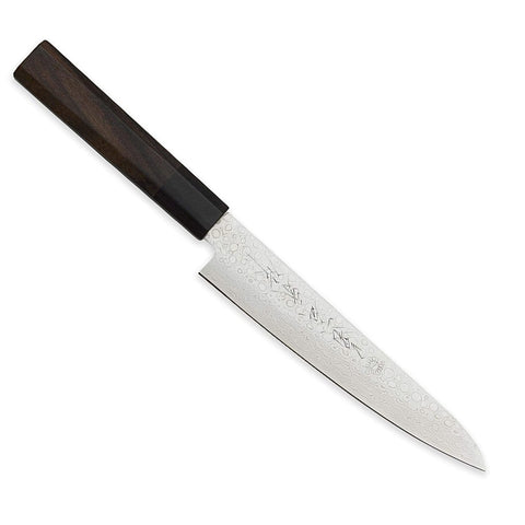 Kikuichi Nickel Warikomi Damascus 6" Paring Knife