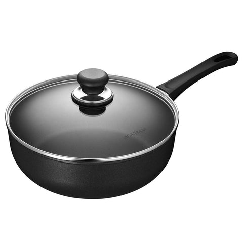 Scanpan Classic Deep Saute Pan, 4 Quart, Black