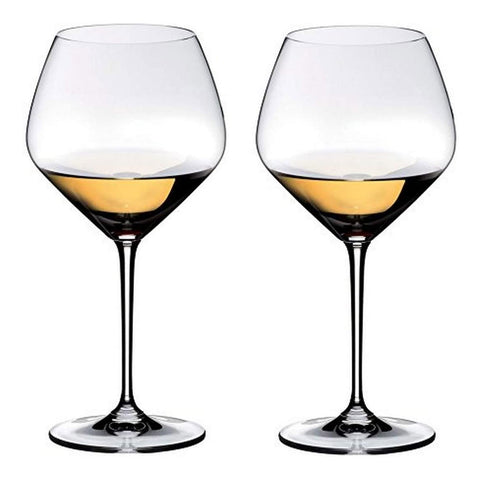Riedel Heart to Heart Chardonnay Glasses, Set of 2, Clear, 23-5/8-oz -