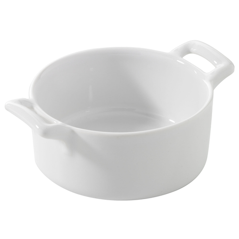 REVOL BELLE CUISINE OVAL CRÈME BRÛLÉE OVEN DISH IN PORCELAIN