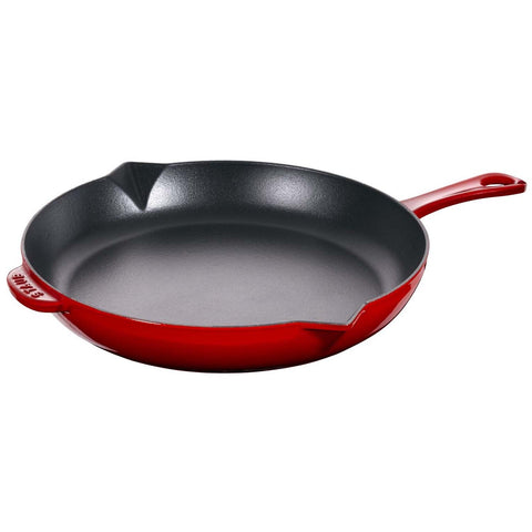 Staub Cast Iron 10'' Fry Pan - Cherry