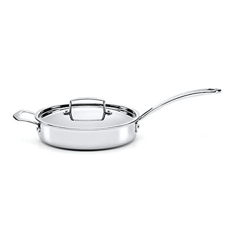 The French Chefs 5 Ply Stainless Steel 3 Quart Covered Saute Pan