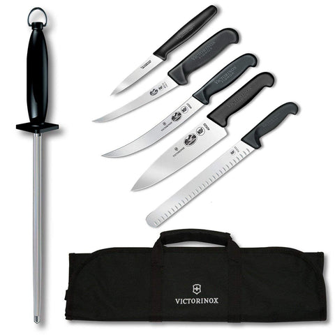 VICTORINOX FIBROX® PRO NATURAL 7-PIECE COMPETITION BBQ SET