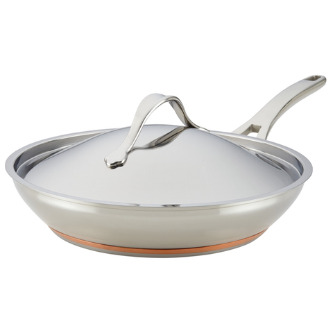 ANOLON 12-INCH COVERED SKILLET