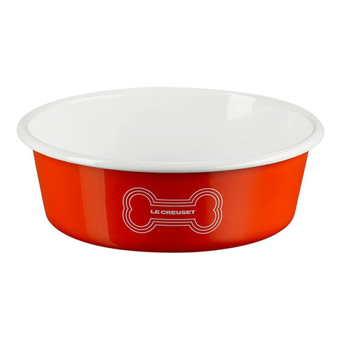 Le Creuset 6 cup Large Dog Bowl - Orange
