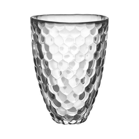 Orrefors Raspberry 6.3" Crystal Vase