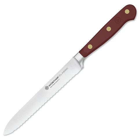 Wusthof Classic 5" Serrated Utility Knife - Tasty Sumac
