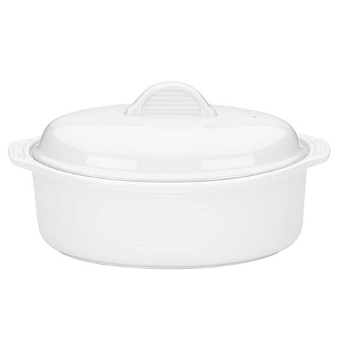 Oval Casserole with Lid