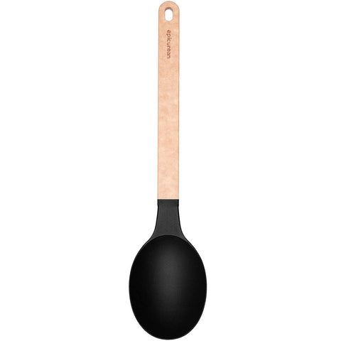 Epicurean Gourmet Series Utensils Large Spoon - Natural + Black