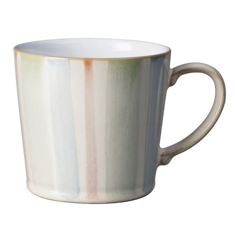 Denby Hand Painted, 9.5 x 9 x 13 cm Multi Stripe Mug, Ceramic
