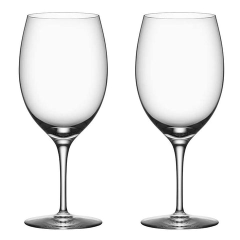 Orrefors Premier 24 oz. All Purpose Steware, Set of 2, 9 1/16" x 3 15/16", Clear