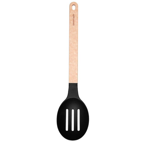 Epicurean Gourmet Series Utensils Slotted Spoon - Natural + Black
