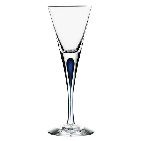 Orrefors Intermezzo Blue 2 Ounce Snaps