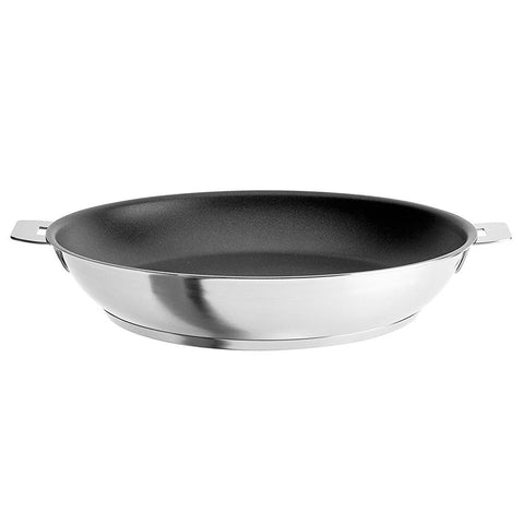 Cristel Strate Detachable Handle 11'' Deep Frying Pan - Exceliss Non-Stick Coating