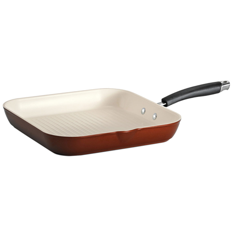 TRAMONTINA CERAMICA 11'' SQUARE GRILL PAN