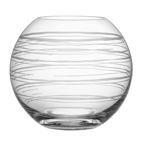 Orrefors Graphic 5.2" Crystal Vase