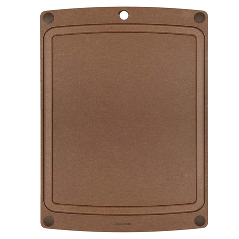Epicurean All-In- One 19.5-Inch × 14.5-Inch Cutting Board,  Nutmeg/Brown