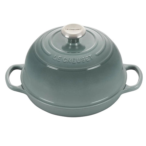 Le Creuset 9.5" (1.75 qt.) Signature Bread Oven - Sea Salt