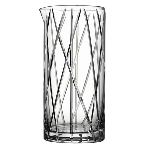 Orrefors City Mixing Glass with bar Spoon, Clear