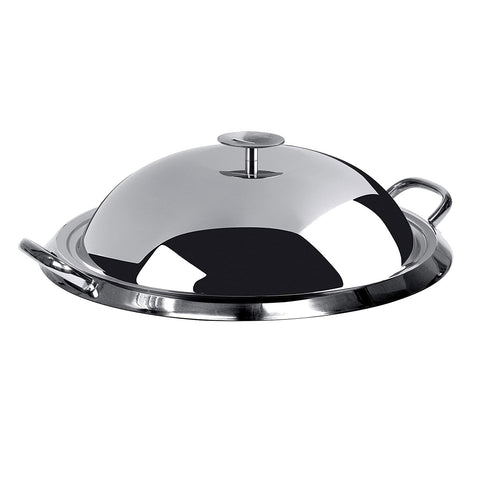 Cristel 18-10 Stainless Steel 13.5" Plancha grill with lid Fixedhandle - Extras