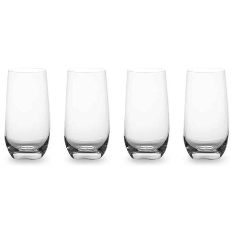 Nachtmann German Gourmet Edition 4 Glass Set 19.4oz Longdrink Tumbler