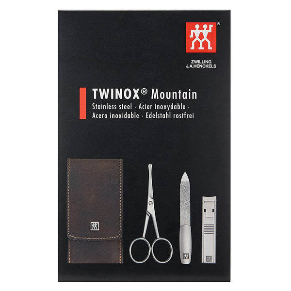 Nail clipper, stainless steel, with keychain - Zwilling TWINOX