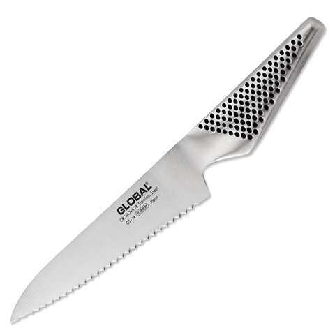 GLOBAL GS 6'' SERRATED UTILITY SCALLOP KNIFE