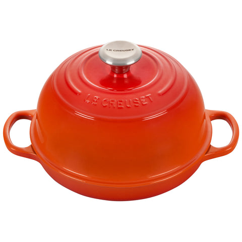 Le Creuset 9.5" (1.75 qt.) Signature Bread Oven - Flame