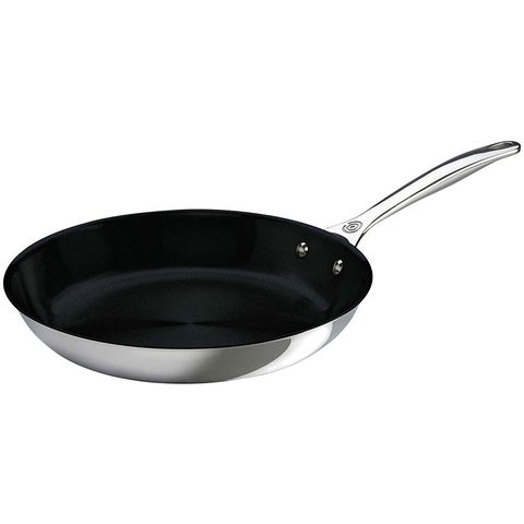 LE CREUSET 10'' NONSTICK STAINLESS STEEL FRY PAN