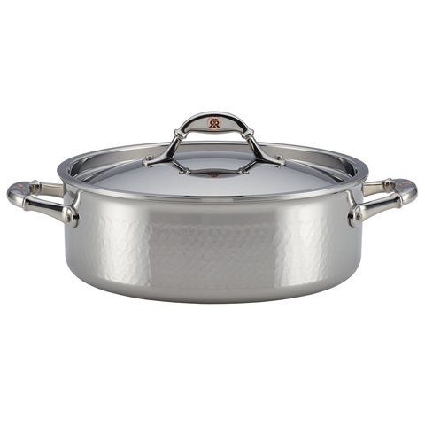 Ruffoni Symphonia Prima 5-Quart Covered Braiser - Stainless Steel