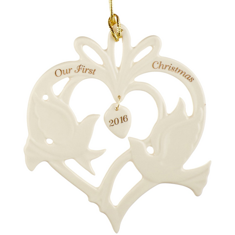 Lenox 2016 Our First Christmas Together Doves Ornament