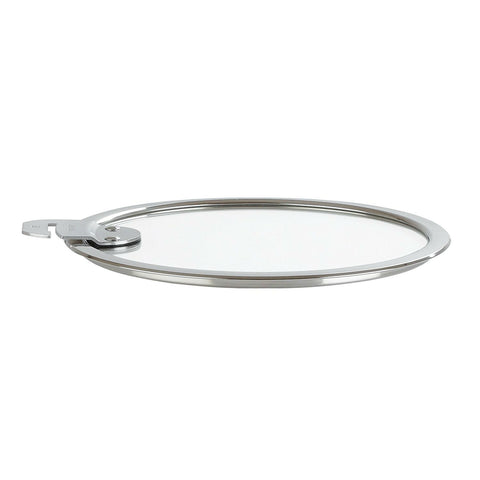 CRISTEL STRATE DETACHABLE HANDLE 6.5'' FLAT GLASS LID