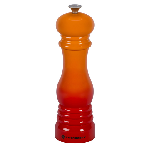 LE CREUSET PEPPER MILL, 8-INCH - FLAME